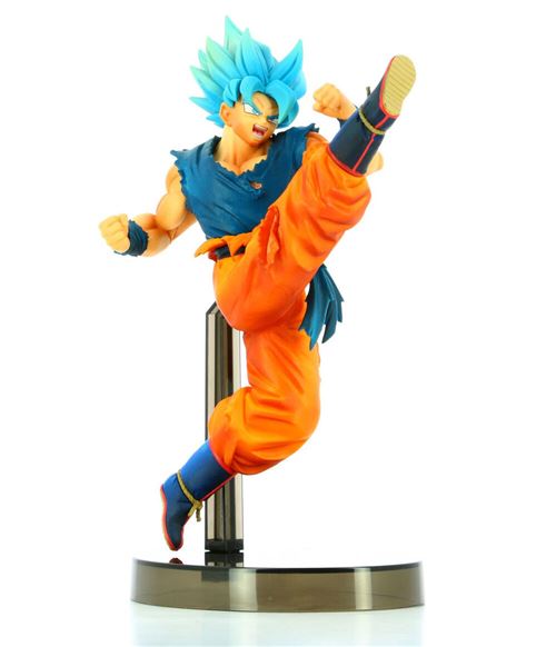 Banpresto - dragon ball super super dieu saiyan super saiyan fils goku z figure de bataille 16cm