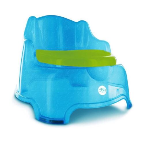 DBB REMOND Fauteuil pot 3 en 1 - Bleu pailleté translucide