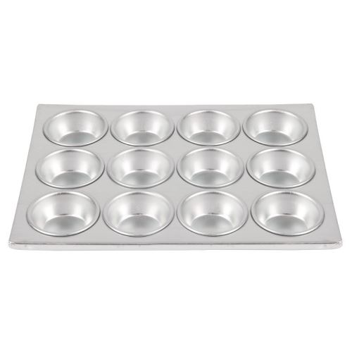 Plaque en aluminium de 12 moules à muffins vogue