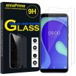 Lot 2 Films Vitre Verre Trempé de protection d'écran pour Wiko Y80 5.99 - TRANSPARENT