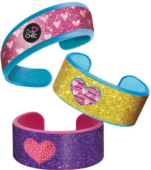 Clementoni les bracelets font du Crazy Chic 4 pièces