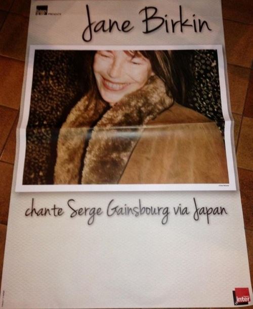 Jane BIRKIN - 80x120 cm - AFFICHE / POSTER