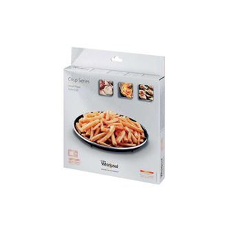 Plat Crisp AVM250 Pour Micro-ondes Whirlpool - Accessoire Pour Cuisson Croustillante Sans Gras - Compatible Modèles AVM446, MWO618SL - 10