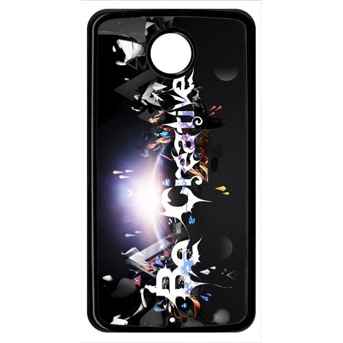 Coque Sois Créatif Art Graphique Compatible Google Nexus 6 Transparent