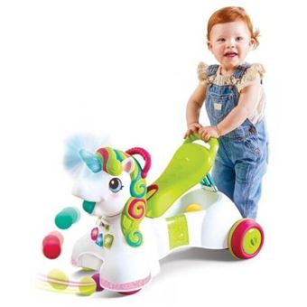 Jeu d veil Infantino Porteur licorne Attrapeur de balles 3 en 1