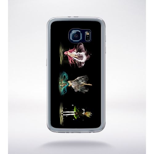 Coque Trio De Manga Filles Compatible Samsung Galaxy S6 Transparent