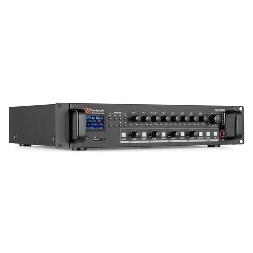 Power Dynamics Pdv120Mp3 - Amplificateur Mixeur 120W, Usb/Sd/Mp3/Bt