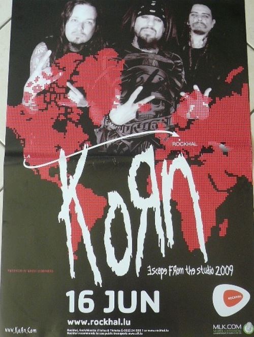 KORN - 70x100 cm - AFFICHE / POSTER