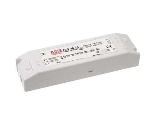 Driver led mean well plc-30-12 12 v dc 2,5 a
