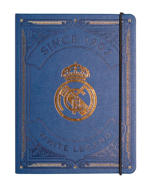 Cahier Ligne Premium Pu Real Madrid