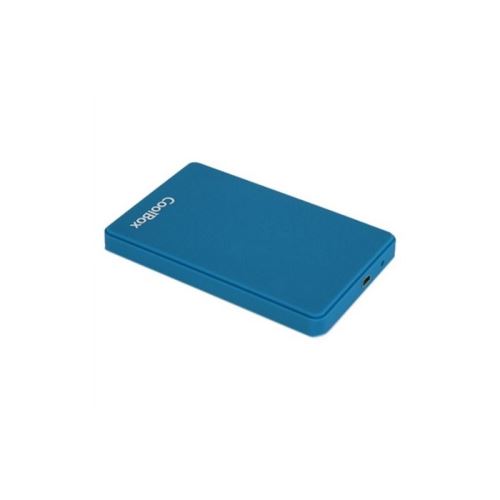 CoolBox SlimColor 2543 - Storage enclosure - 2.5 - SATA - USB 3.0 - donkerblauw