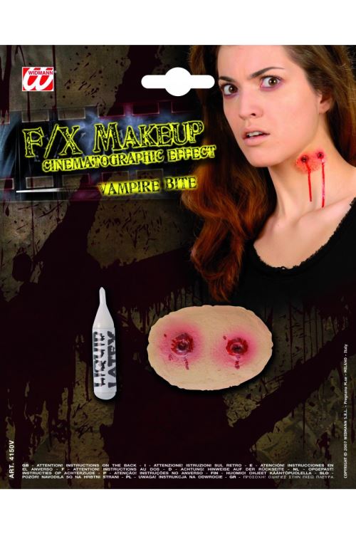Morsure de vampire effet theatral