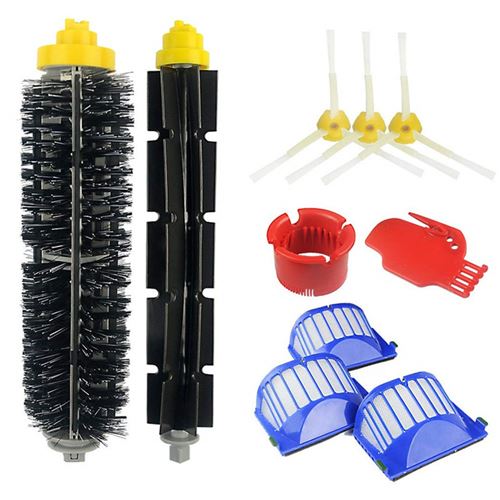 Filtre, Brosse Latérale Pour Aspirateur Irobot Roomba 600610620650 Series Noir W167