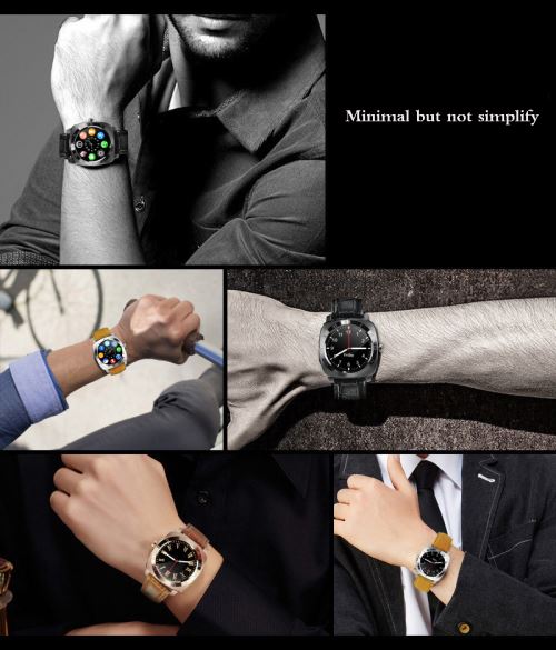 OHP X3 bluetooth smartwatch - Carte de TF de soutien (maximum 32G) - Or .