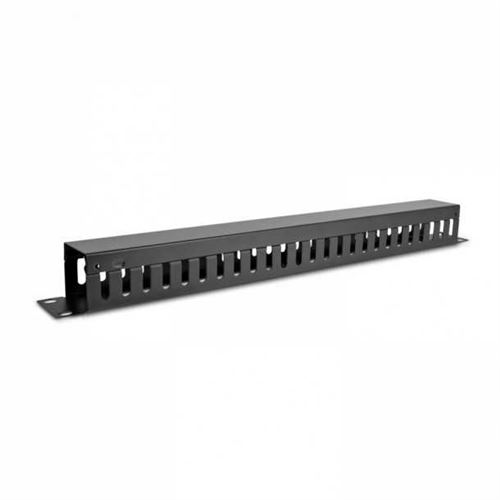 v7 panneau horizontal en rack 1u de gestion de câbles noir