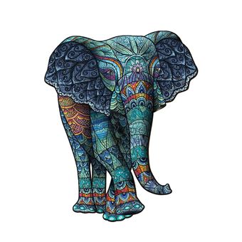 10€ sur Puzzle en bois 156pcs éléphant pour adulte et enfant _ multicolore  - Puzzle - Achat & prix