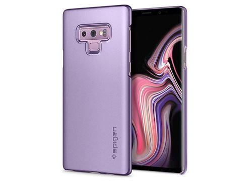 Spigen Thin Fit Series - Achterzijde behuizing voor mobiele telefoon - polycarbonaat - zwart - voor Samsung Galaxy Note9