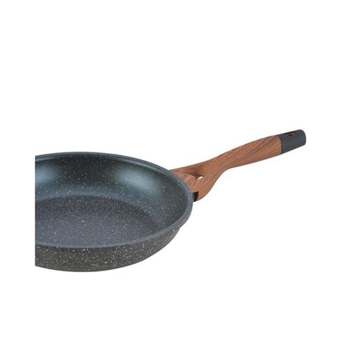 Herzberg Hg-6032fp Poêle À Frire En Marbre Avec Poignée Soft Touch 32cm