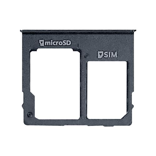 Tiroir Carte pour Samsung Galaxy A10e Nano SIM et Micro SD de remplacement Noir Clappio