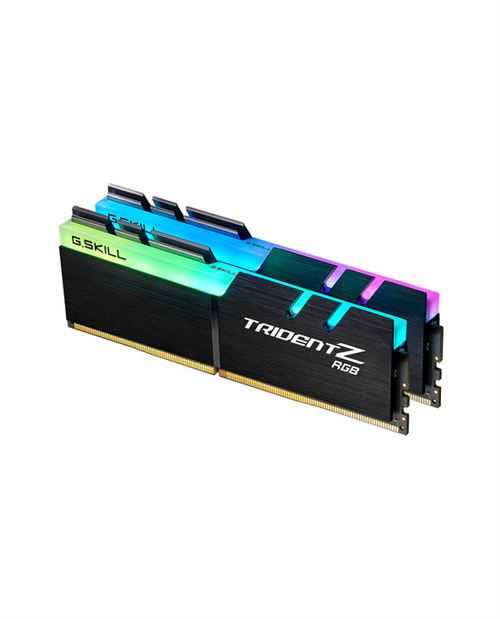 Mémoire Ram G.skill Trident Z Rgb F4-4000c18d-64gtzr 64go (2x32go) Ddr4 4000mhz Cl18 Noir