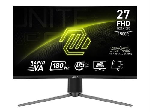 MSI MAG 27C6PF 27" Full HD 0,5 ms Noir - Image 3
