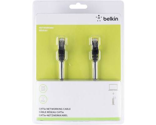 Belkin - Cordon de raccordement - RJ-45 (M) pour RJ-45 (M) - 10 m - CAT 5e - sans crochet