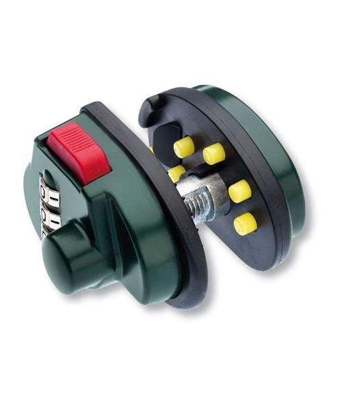 Verrou de pontet avec serrure &agrave; combinaison Gun Lock GL 345 SB vert fonc&eacute;