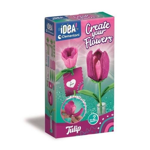 Non Communiqué Multicolore Puzzle Cree Tes Fleurs Tulipe - Clementoni
