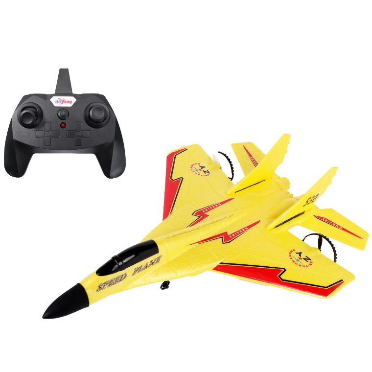 BuyWeek Avion RC SU35 2 Canaux – Prêt à Voler, 3 Axes Gyroscopique, 100m De Portée – Débutant, Enfant, Adulte