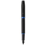 Parker IM Vibrant Rings Noir bleu ocean Plume M