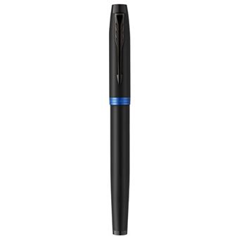 Parker IM Vibrant Rings Noir bleu ocean Plume M