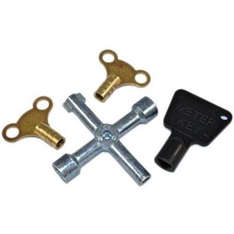Bulk hardware assortiment de clés de purge pour radiateur - Clés