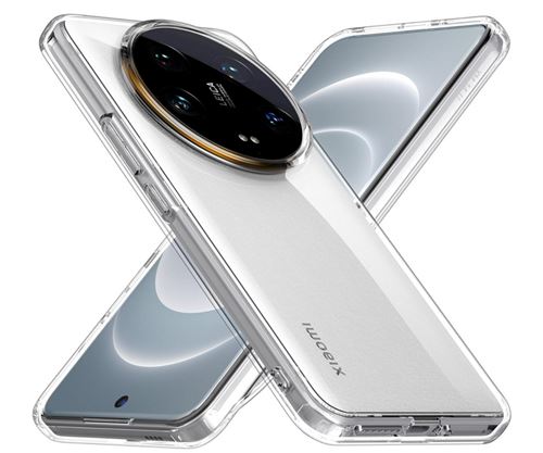 Coque pour Xiaomi 14 Ultra 5G - housse etui silicone gel fine + verre trempe - TRANSPARENT TPU - htdmobiles
