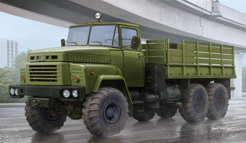 Maquette Hobby Boss Russian KrAZ-260 Cargo Truck- 1/35 - Maquette mil