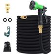Tuyau d'arrosage Extensible 22.5m, Upgraded, Tuyau Flexible＆Léger avec 10 Modes d'arrosage pour Irrigation, Raccords Cuivre