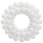vidaXL Couronne de Noël blanc 45 cm polystyrène356126