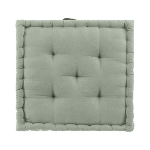 GENERIQUE - Coussin de Sol Twily - 50x50cm - Sauge - Image 2