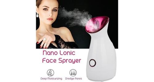 Vapeur visage vaporisateur sauna spa facial chaude nano ionique visage steamer humidificateur appareil outils nettoyage pore
