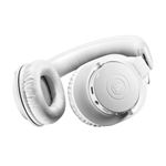 Casque Audio Audio-Technica ATH-M20xBT Sans Fil Bluetooth USB Assistant Google Microphone Contrôle du Volume Blanc