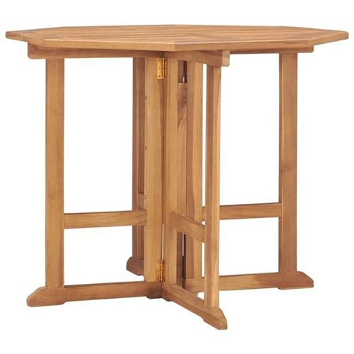 Non Communiqué Marron Vidaxl Table À Dîner Pliable De Jardin Table De Salle À Manger De Patio Table De Repas De Terrasse Extérieur 90X90x75 Cm 315447