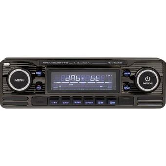 Caliber Autoradio Bluetooth CD - Autoradio Voiture USB - Auto Radio FM -  Autoradio 1 DIN - Radio Vintage Design - Noir