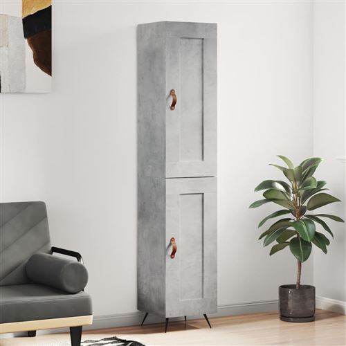 Vidaxl Gris Buffet Haut - Béton - Image 2