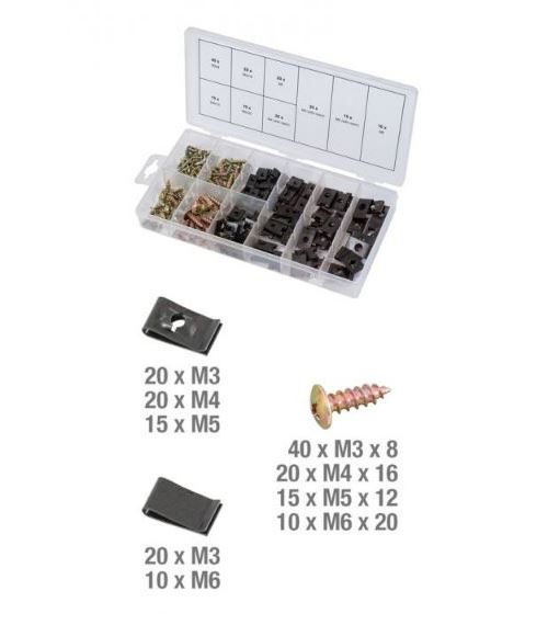Non Communiqué Assortiment De Vis Et D'écrous Cage Ks Tools - 170 Pièces - 970.0530