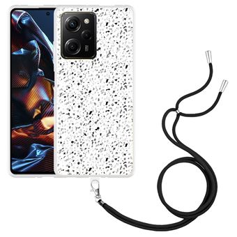 EAZY CASE Chaîne Téléphone Portable Galaxy S23 - Coque Silicone Avec Lanière Or