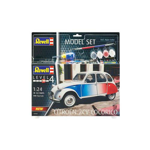 Maquette model set citroen 2 cvcoccorico