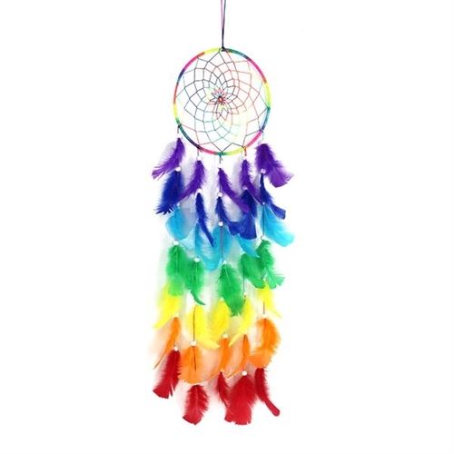 Attrape-Rêve Arc-en-Ciel Dreamcatcher Capteur de Rêves