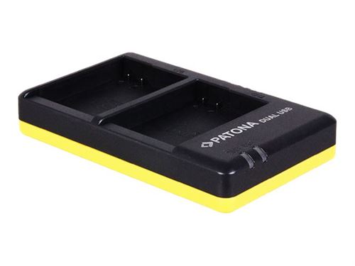 PATONA Dual Charger - Chargeur de batterie USB - 2 x charge de batteries - 700 mA - pour Nikon D3200, D5100, D5200, D5300, D5500, D5600, Df; Coolpix P