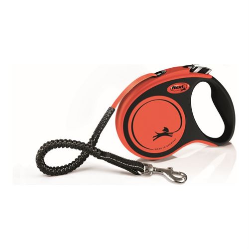 Laisse pour Chien Fle i XTREME 5 m Taille S Orange