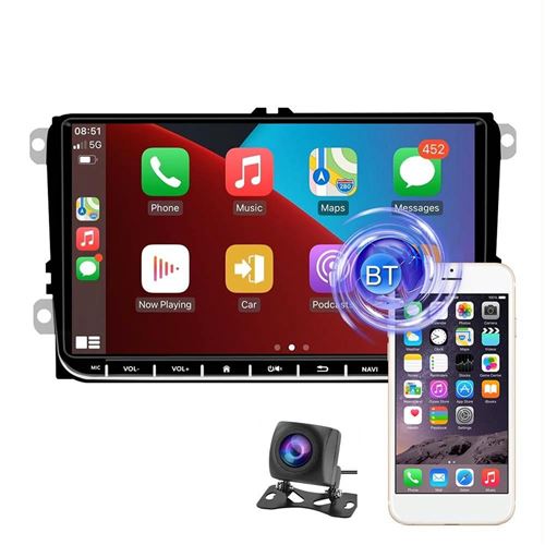 Autoradio Android 10.0 9 Pouces Avec Carplay GPS Bluetooth Caméra AHD YONIS