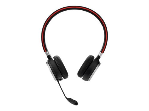 Jabra Evolve 65 Se Ms Stereo - Micro-Casque - Sur-Oreille - Bluetooth - Sans Fil - Usb - Certifié Pour Microsoft Teams - Pour Jabra Evolve; Link 380A Ms